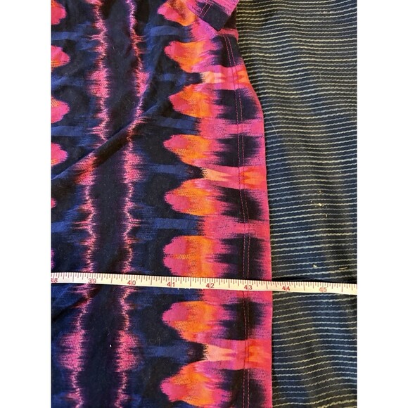 Cynthia Rowley Strapless Maxi Dress Women M Ikat Boho Festival Bright Summer Y2K - Picture 8 of 8